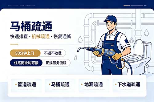晋中马桶疏通